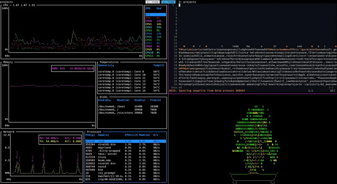 tmux-terminal